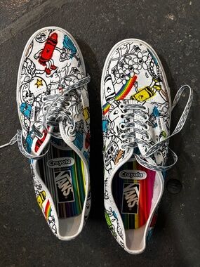 VANS Authentic x Crayola Multicolor, Men’s 10,5